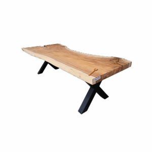 Table en bois de Suar massif – 300x90x120cm
