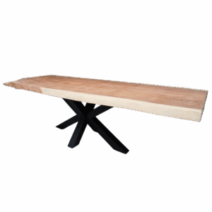 Table en bois de suar massif – 300x97x106cm